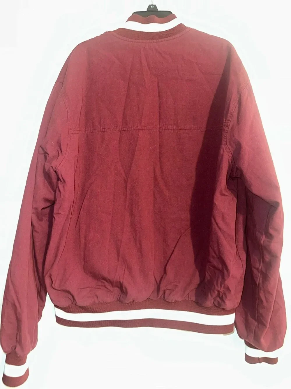 Vintage Chalk Line NFL Washington Redskins Football Bomber Jacket Mens L Large M